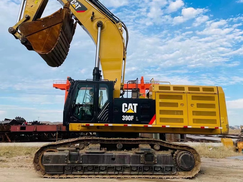 Used Heavy Caterpillar Construction Mining Rock Machinery 390F Digger Excavator