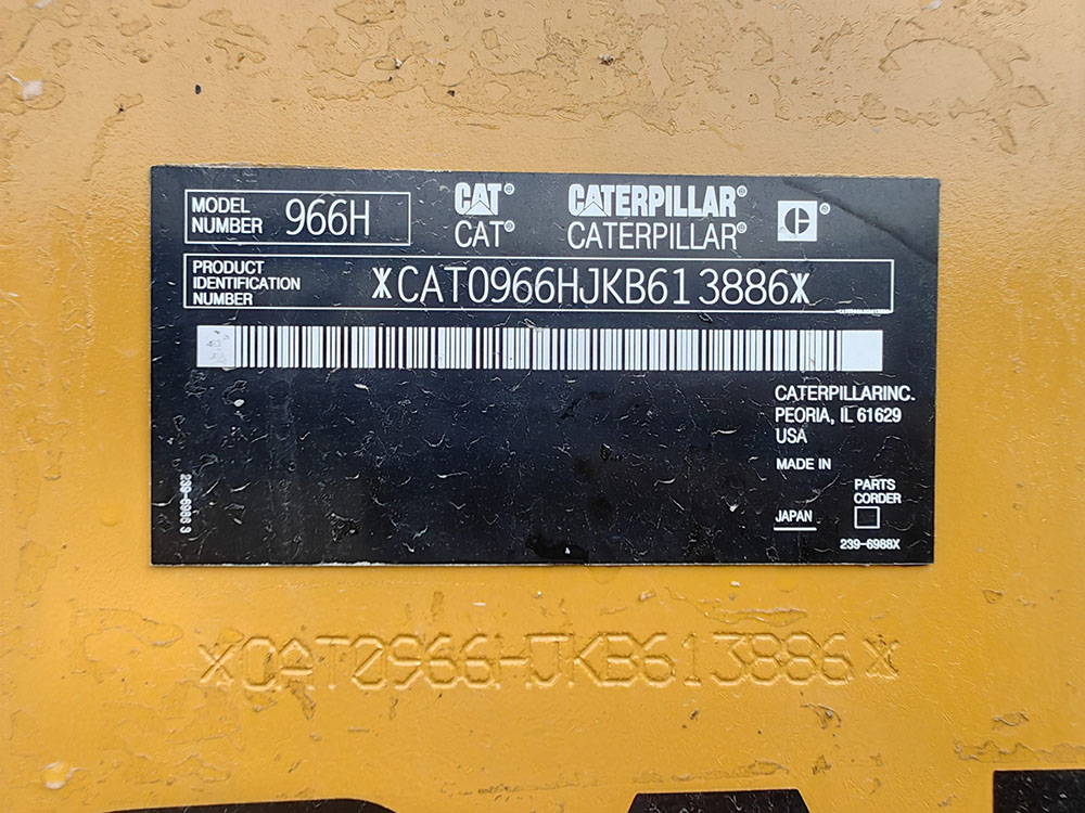 CAT 966H Wheel Loader for Sale 2021 1200 Hours used excavator 2021 photo 5