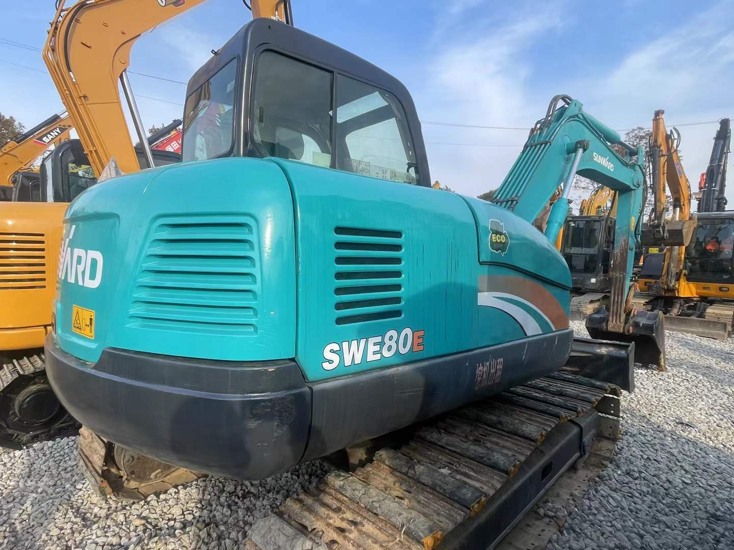 Used Sunward SWE80E Excavator for Sale 2023 1290 Hours