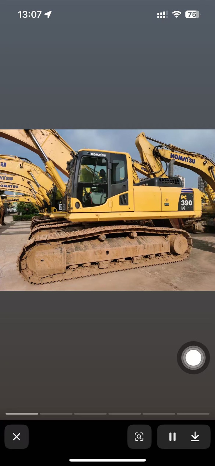 Komatsu PC390 used excavator 0 photo 2