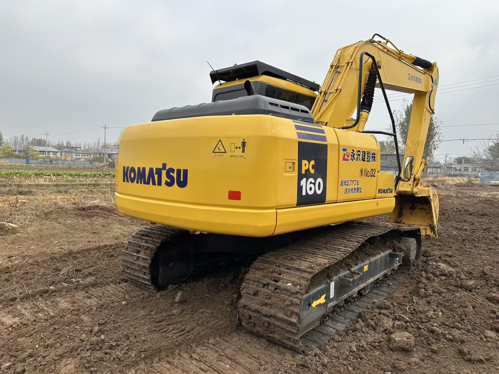 Komatsu PC160 used excavator 0 photo 4