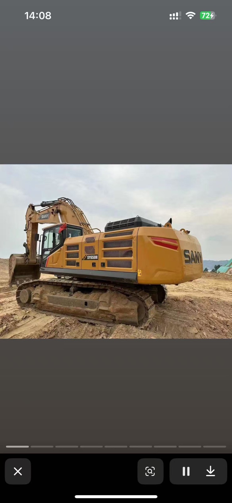 Sany 650 used excavator 0 photo 2