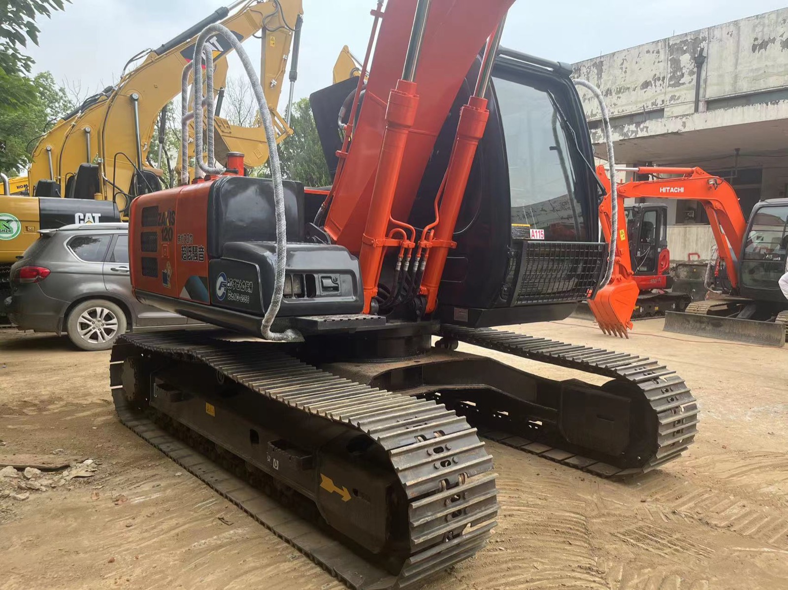 Hitachi 120 used excavator 0 photo 6