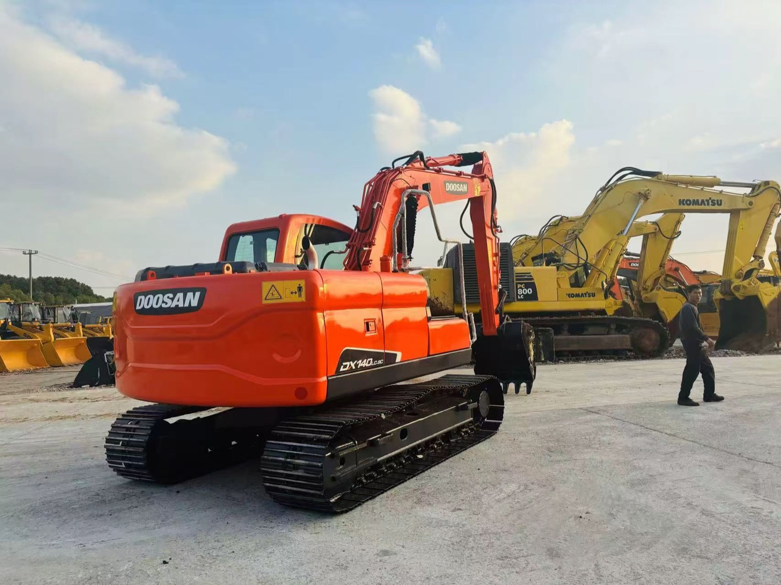 Doosan DX140LCA used excavator 0 photo 5