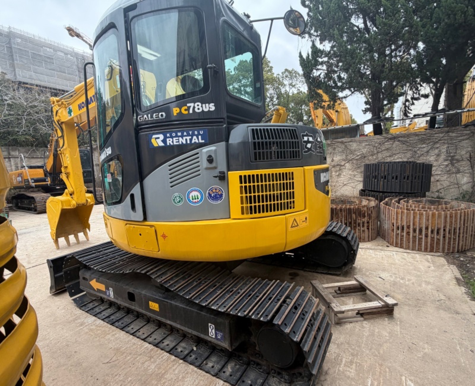 Komatsu PC78US used excavator 0 photo 3