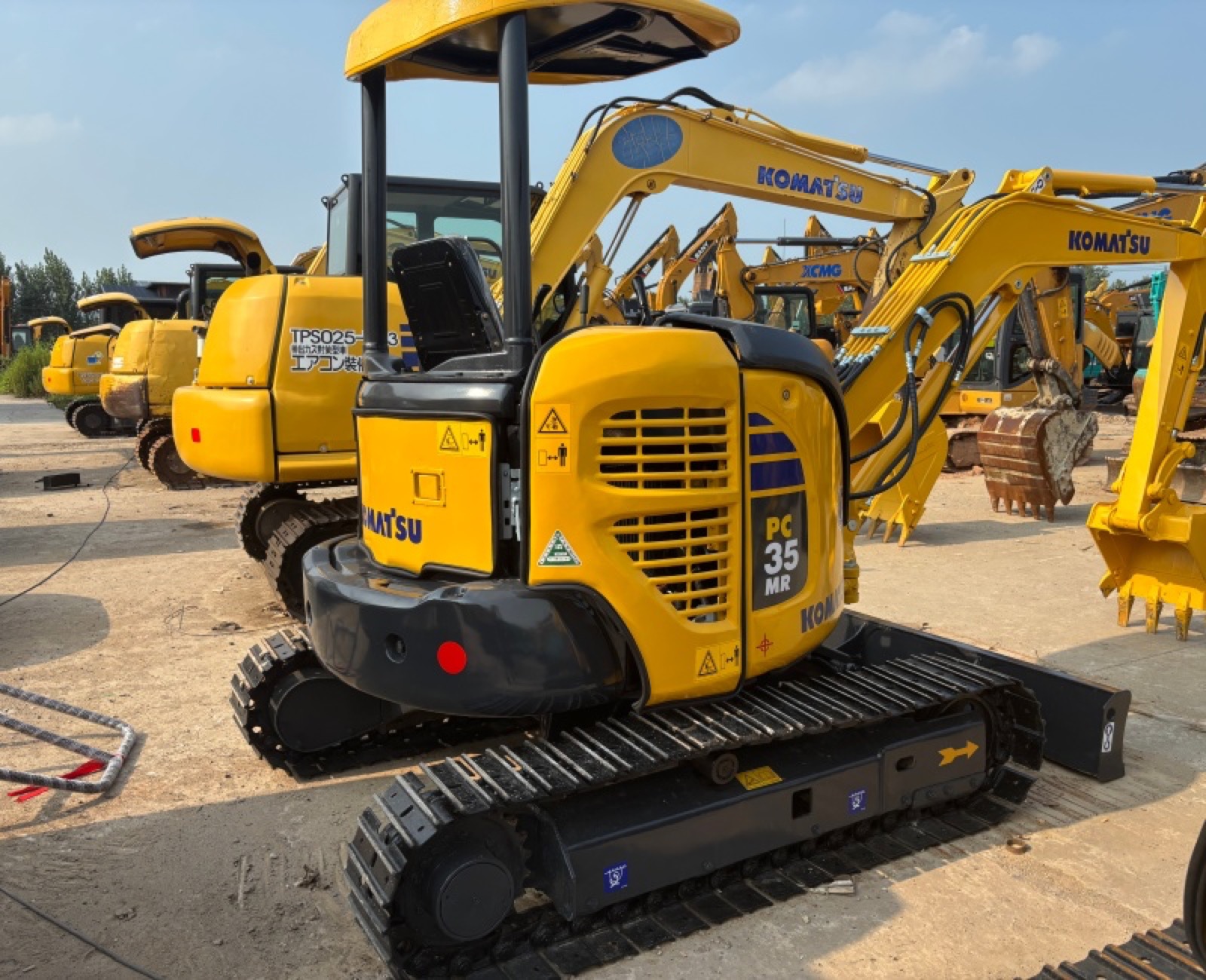 Komatsu PC35MR Mini used excavator 0 photo 3