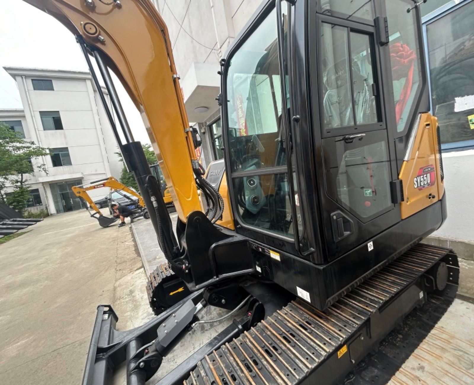 Sany SY55U Mini used excavator 0 photo 4