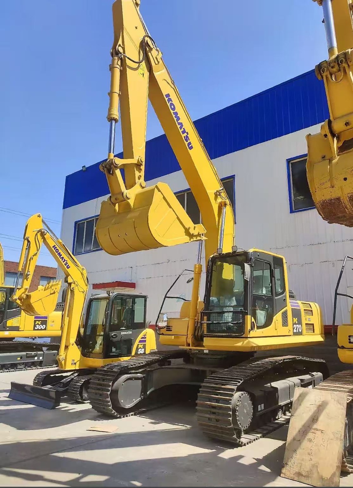 Komatsu PC270 used excavator 0 photo 4