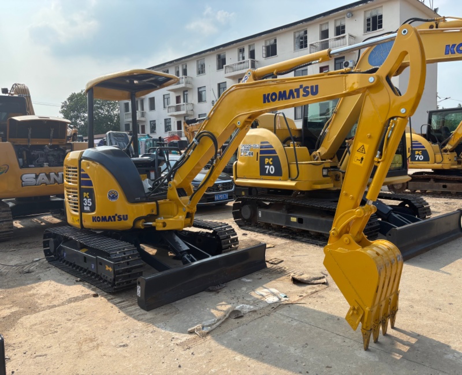 Used Komatsu PC35MR Mini Excavator for Sale