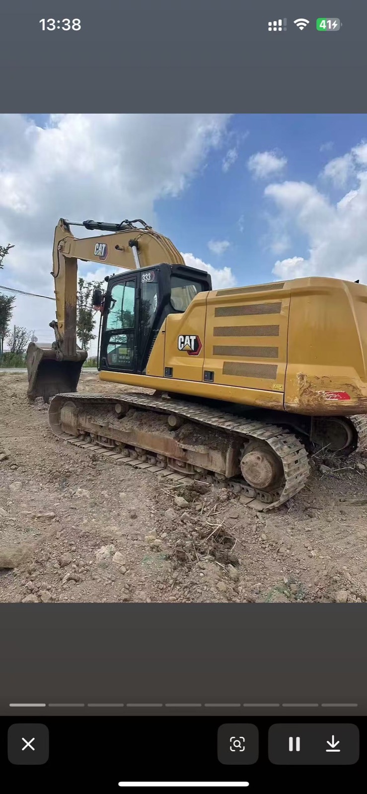 CAT 333 used excavator 0 photo 2