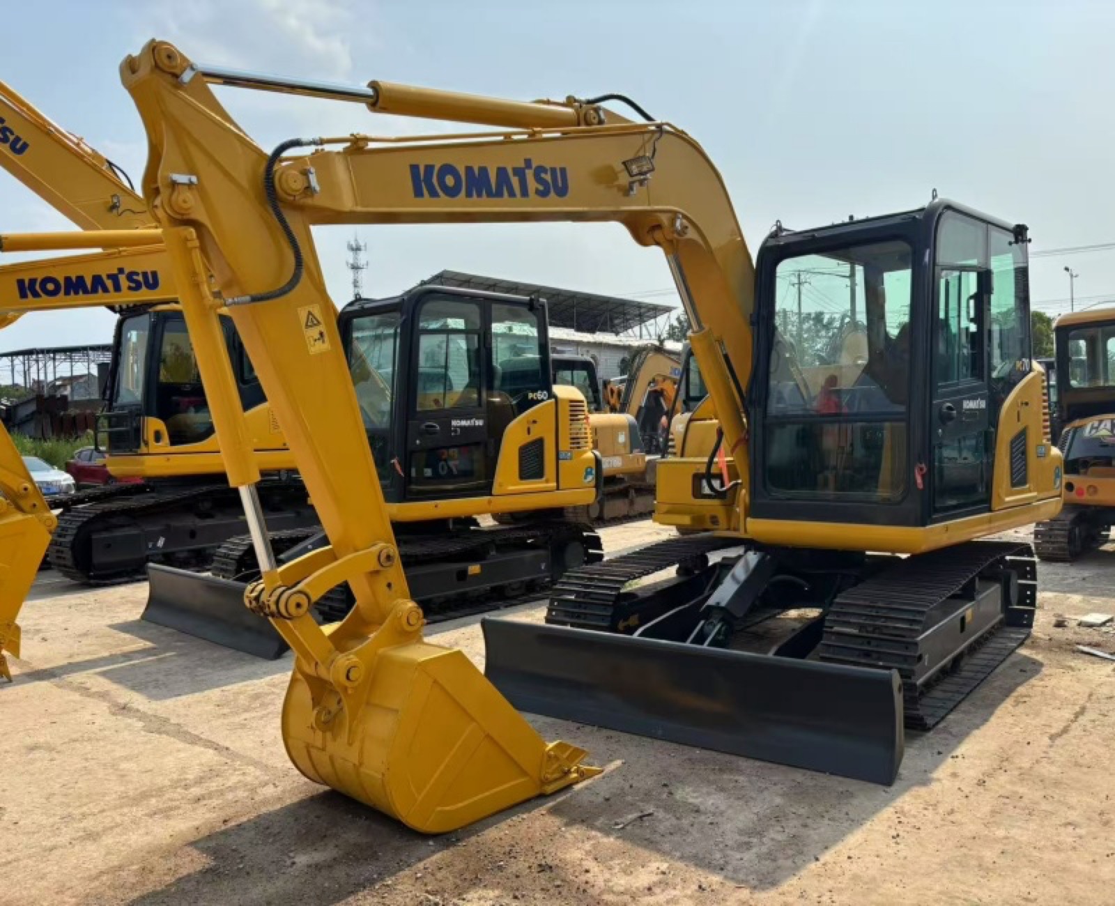 Komatsu PC70 Mini used excavator 0 photo 4