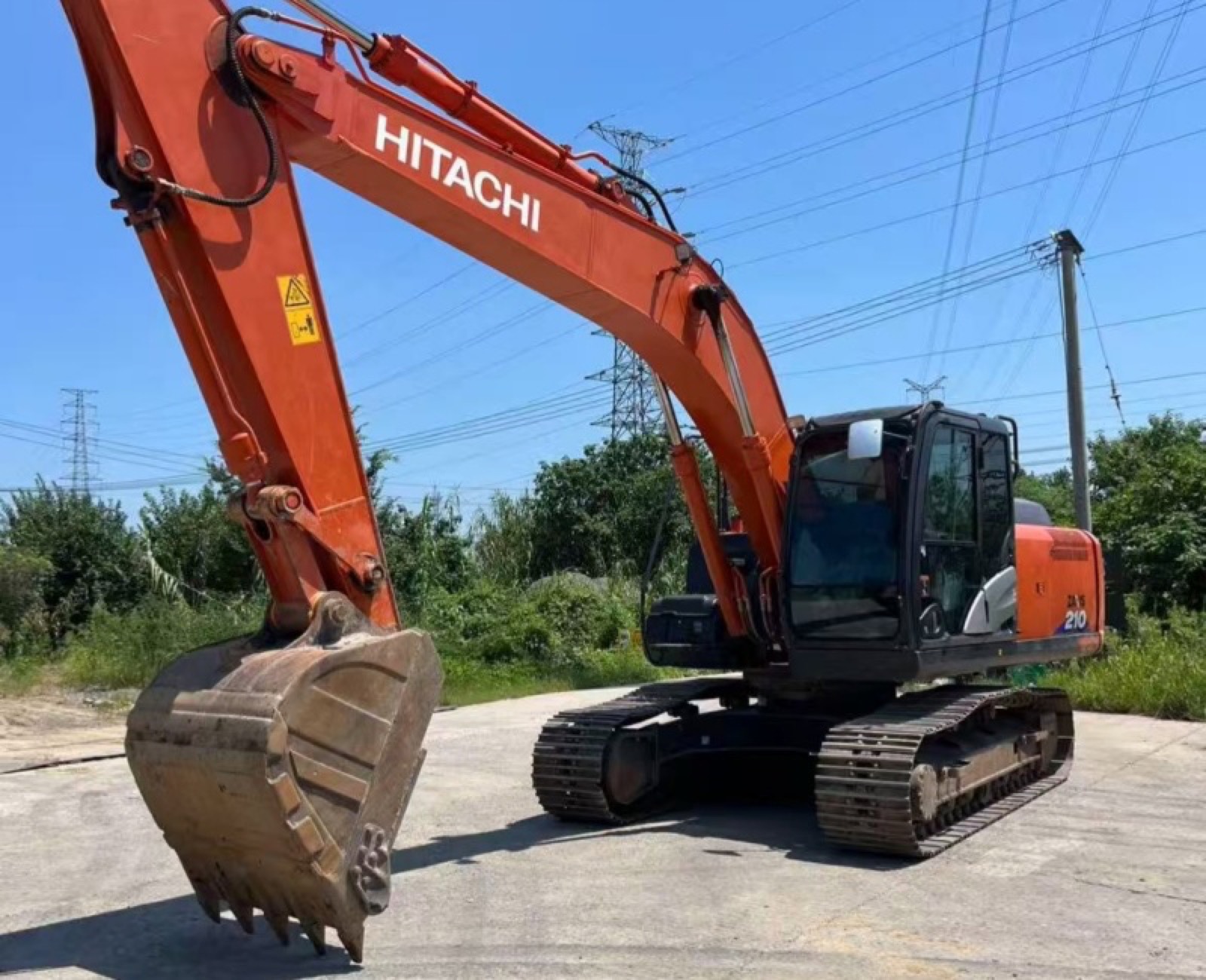 Hitachi ZX210 used excavator 0 photo 7