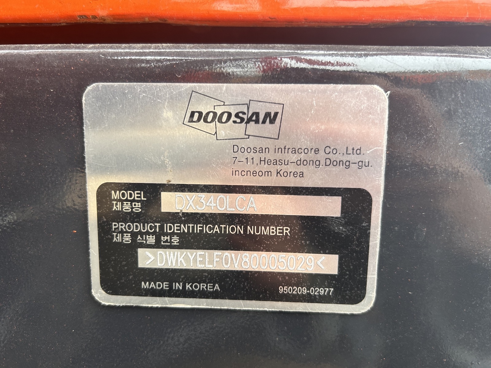 Doosan 340 used excavator 0 photo 8
