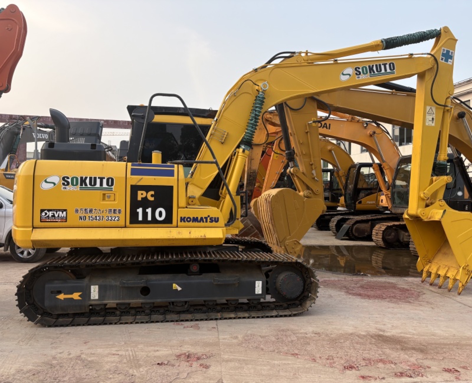 Komatsu PC110 used excavator 0 photo 5