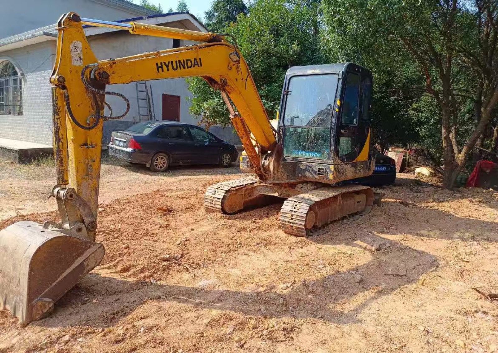 Hyundai R55-7 Mini used excavator 0 photo 6