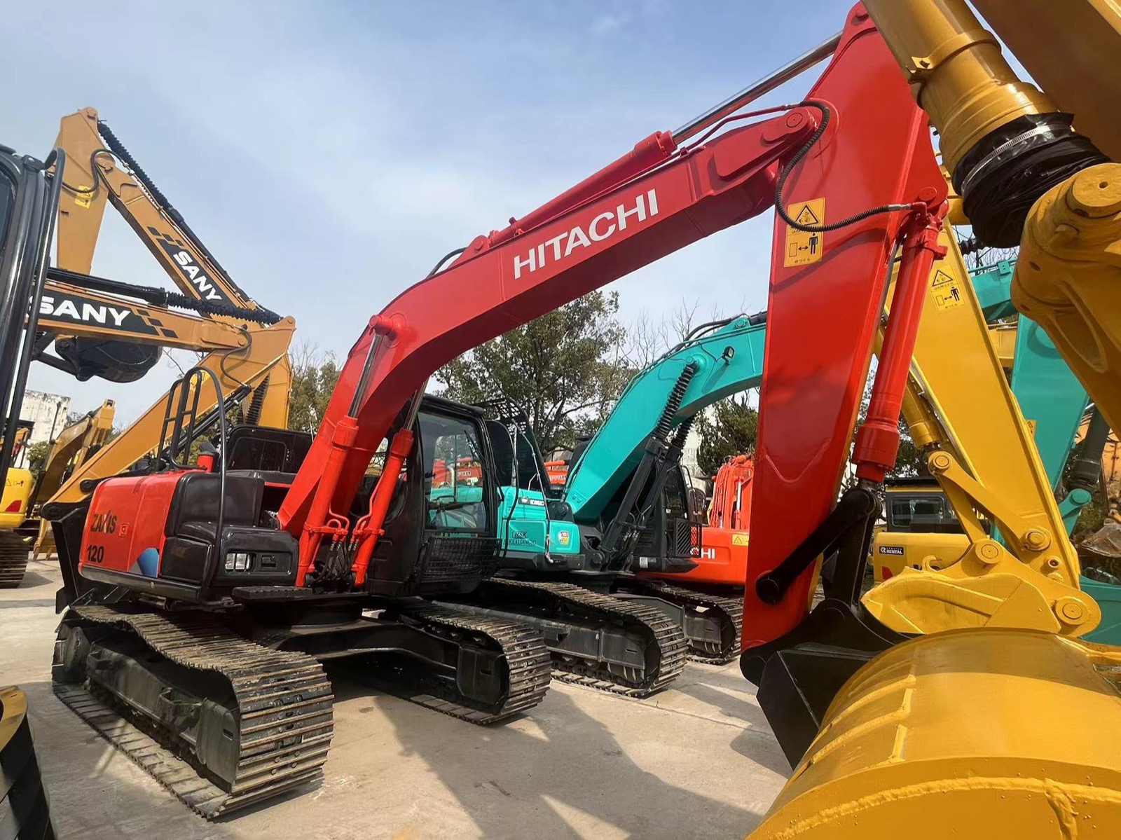 Hitachi ZX120 used excavator 0 photo 4