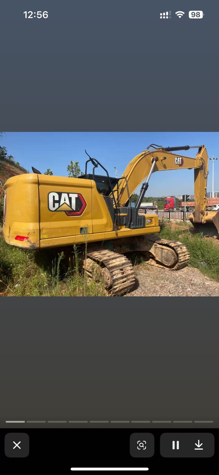 CAT 326GC used excavator 0 photo 8