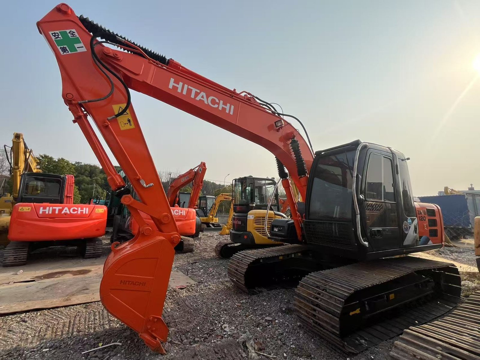 Hitachi 120 used excavator 0 photo 5