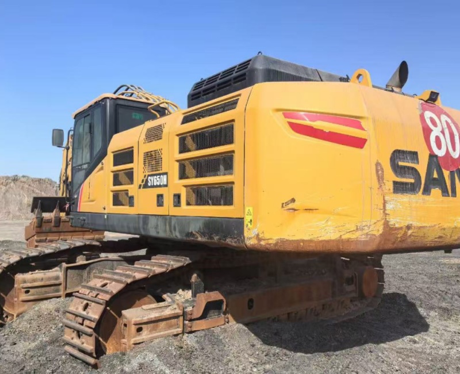 Sany 650 used excavator 0 photo 7