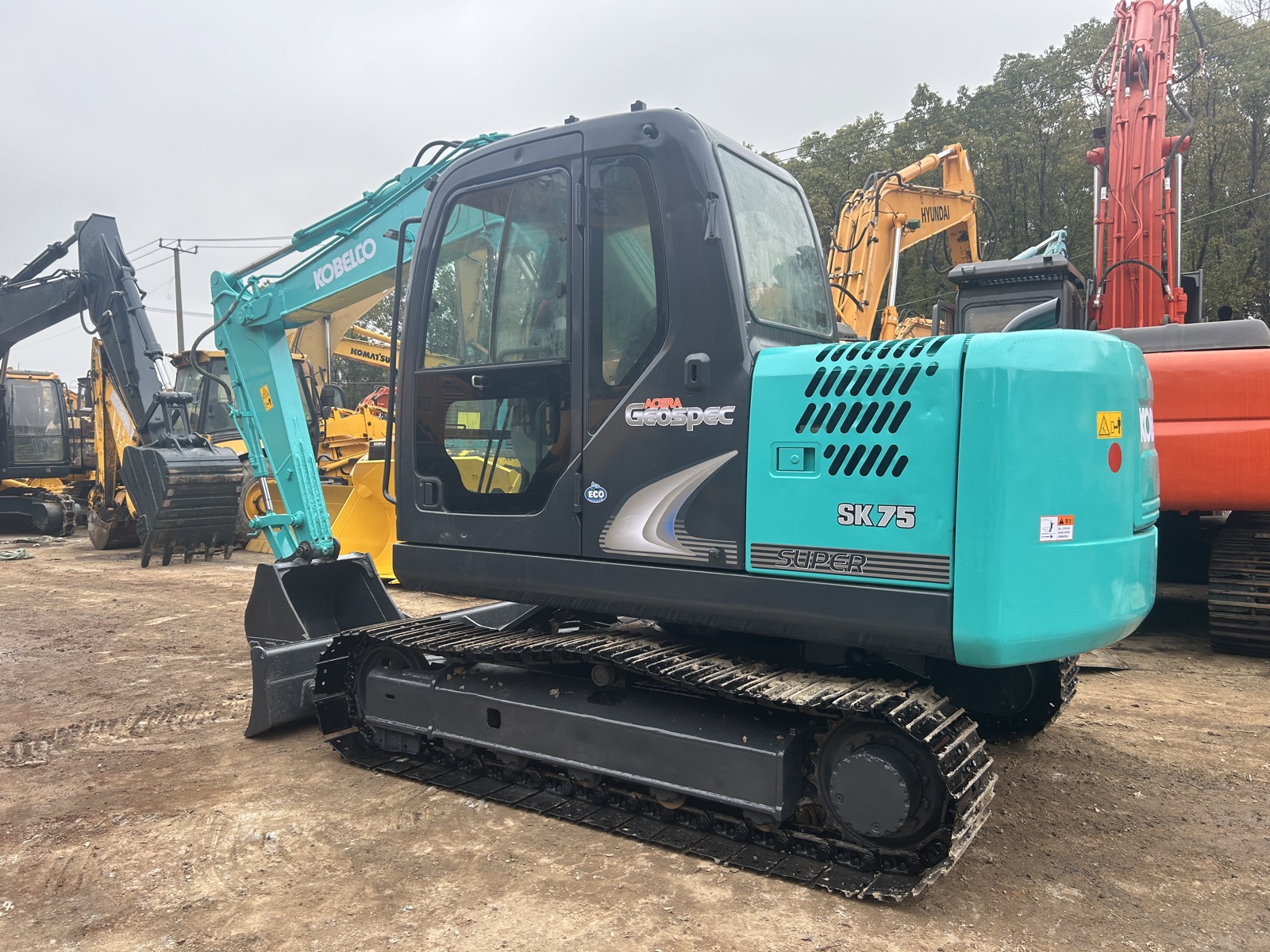 Used Kobelco SK75 Mini Excavator for Sale