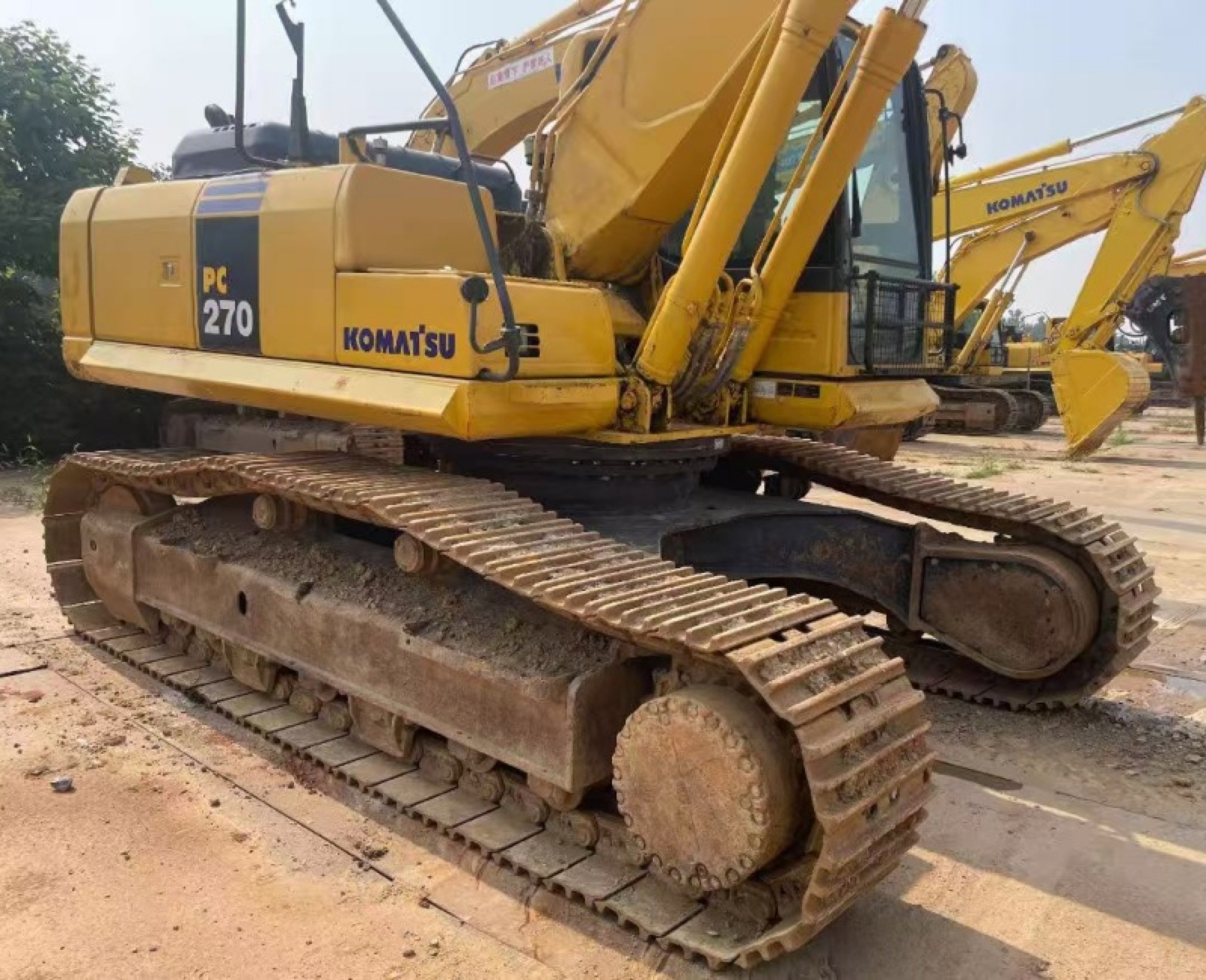Komatsu PC270 used excavator 0 photo 5