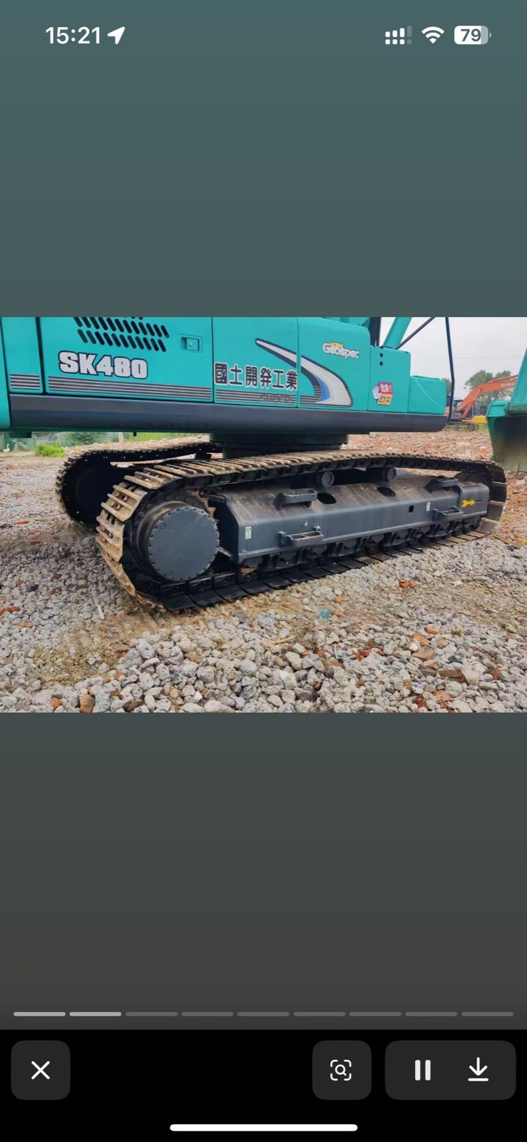Kobelco SK480 used excavator 0 photo 7