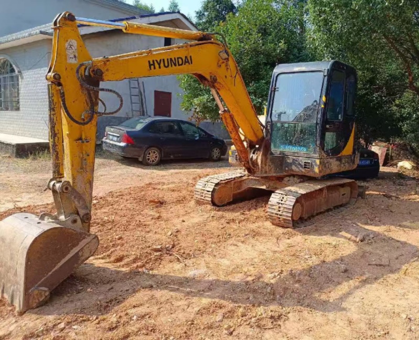 Hyundai R55-7 Mini used excavator 0 photo 2