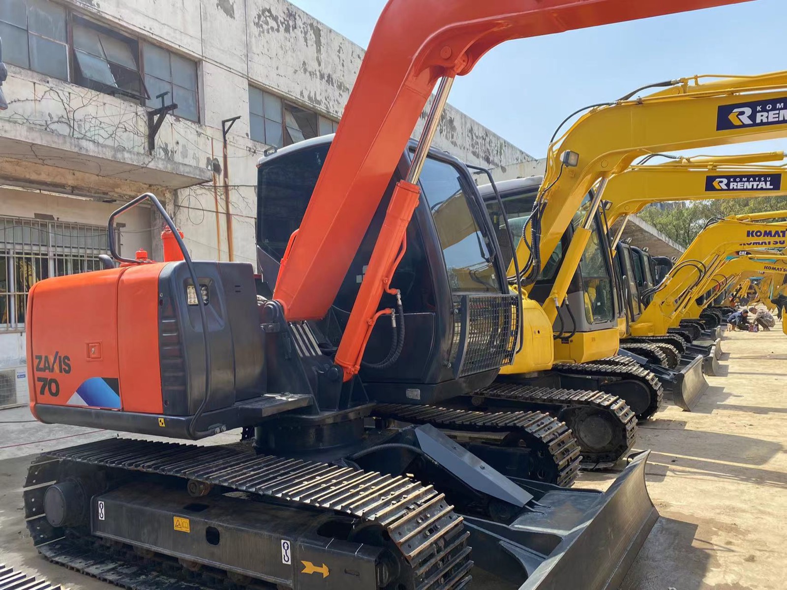 Hitachi ZX70 Mini used excavator 0 photo 5
