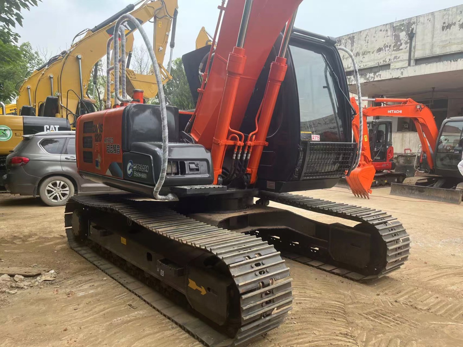 Hitachi 120 used excavator 0 photo 5