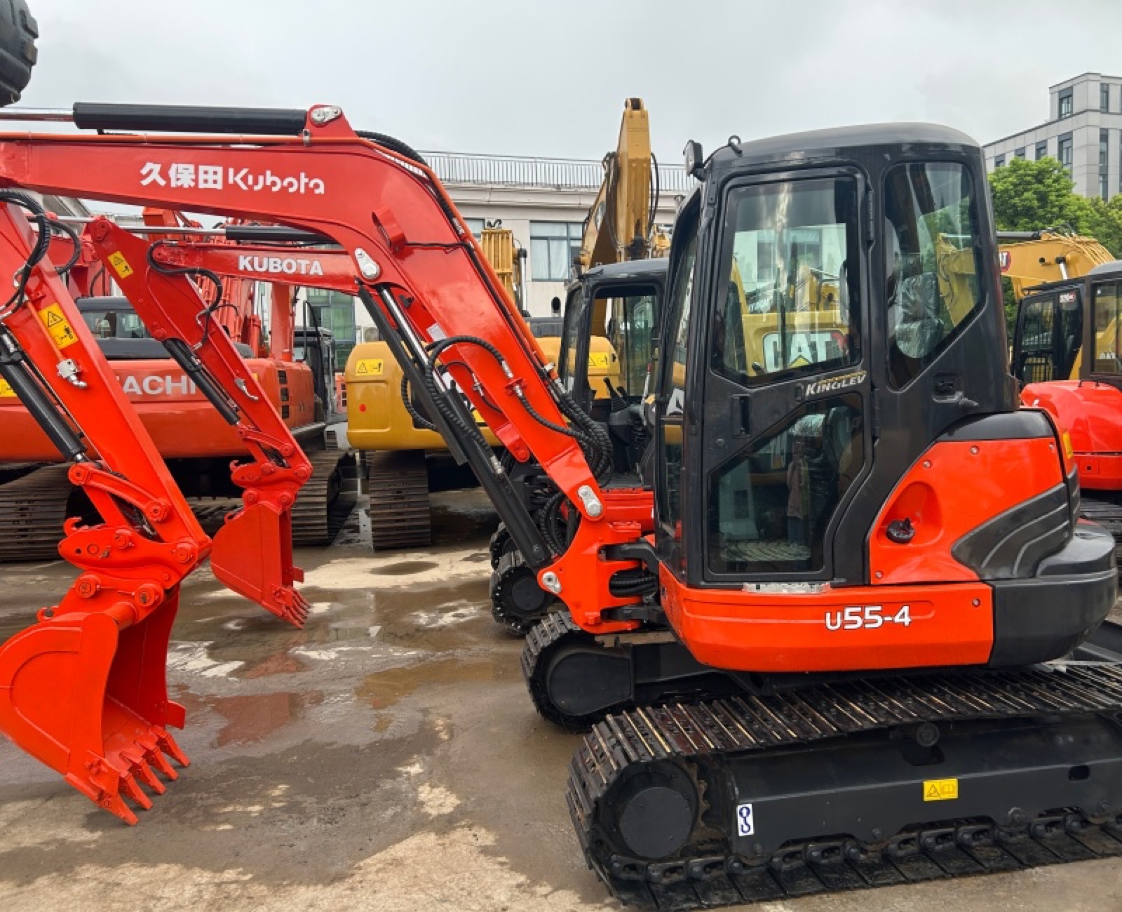Kubota U55 Mini used excavator 0 photo 8