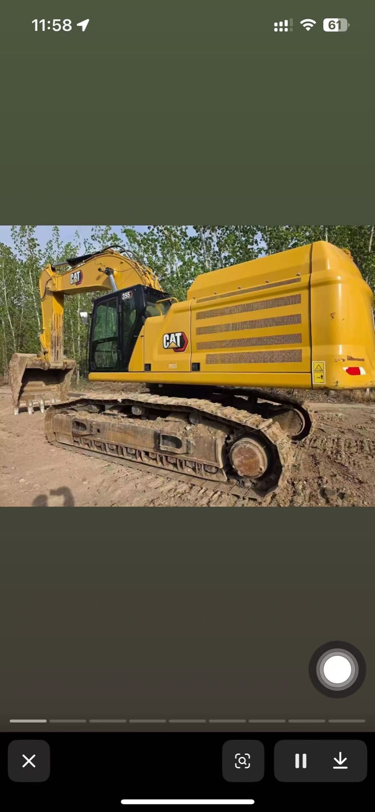 CAT 355 used excavator 0 photo 7