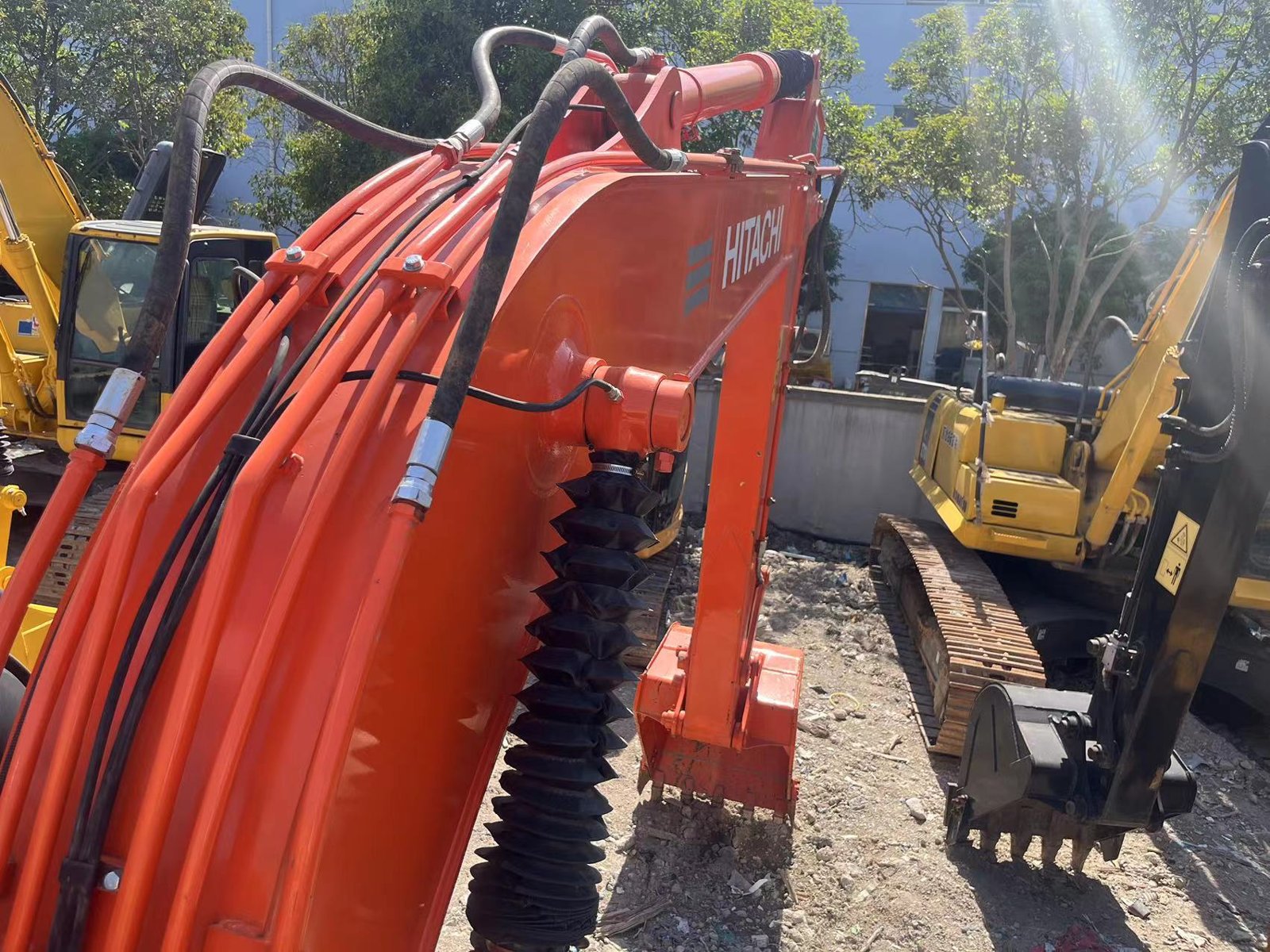 Hitachi 120 used excavator 0 photo 8