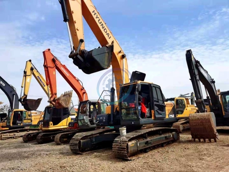 Original Hydraulic Used Hyundai Excavator R275vs Cummins Engine