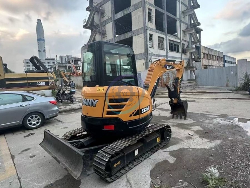 Sany SY35U 2nd Hand Diggers Pre Owned Mini Excavator Hydraulic Crawler 3.5 Ton