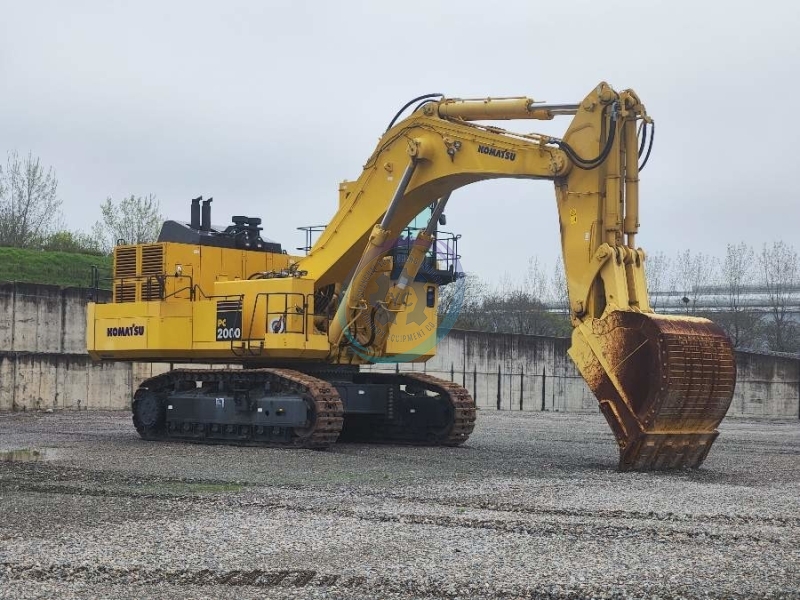 Original Second Hand Komatsu Excavator PC2000-8 Large Earth Moving Machinery
