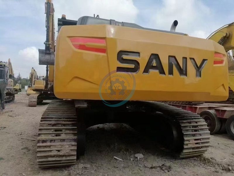 Bucket Rod Digging Force 180kN SANY 365H Used Crawler Excavator Engine Cooled to 50℃ in Desert Test