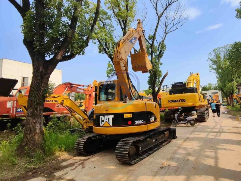 Crawler Hydraulic Used CAT Excavator Japan Original CAT 308C For Digging