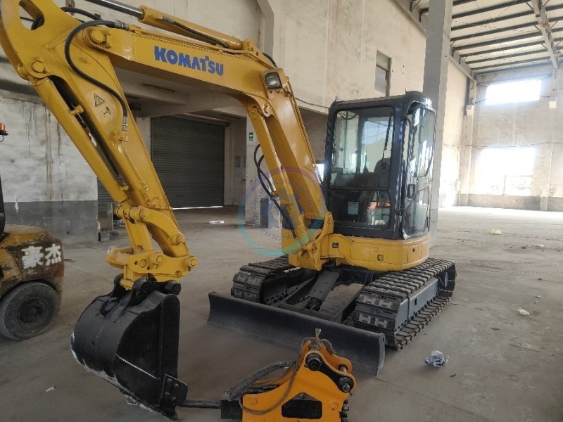 Small PC50 Used Komatsu Excavator Crawler 2400RPM For Agricultural