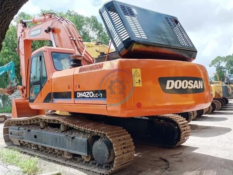 Secondhand Doosan DH420LC Earth Excavation Equipment Mining Digger