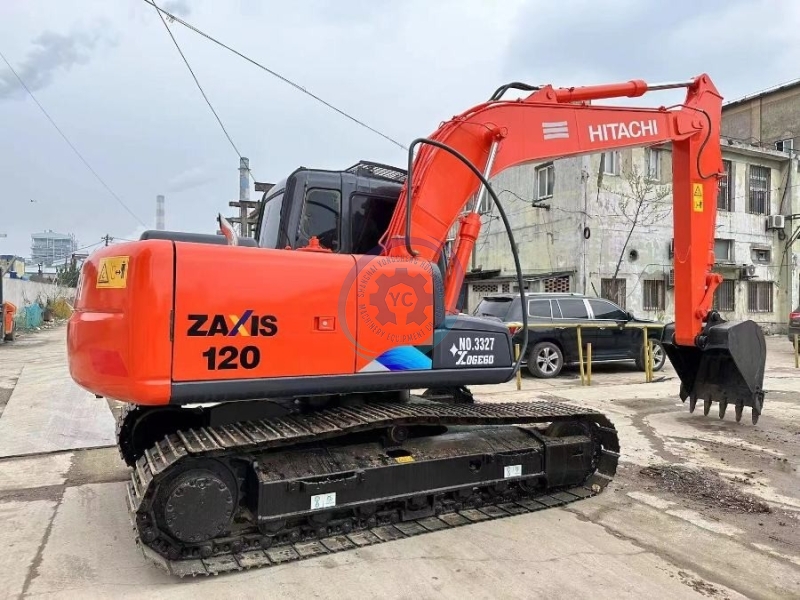 12200KG Hydraulic Second Hand ZX120 Hitachi Excavator Crawler Diggers 120