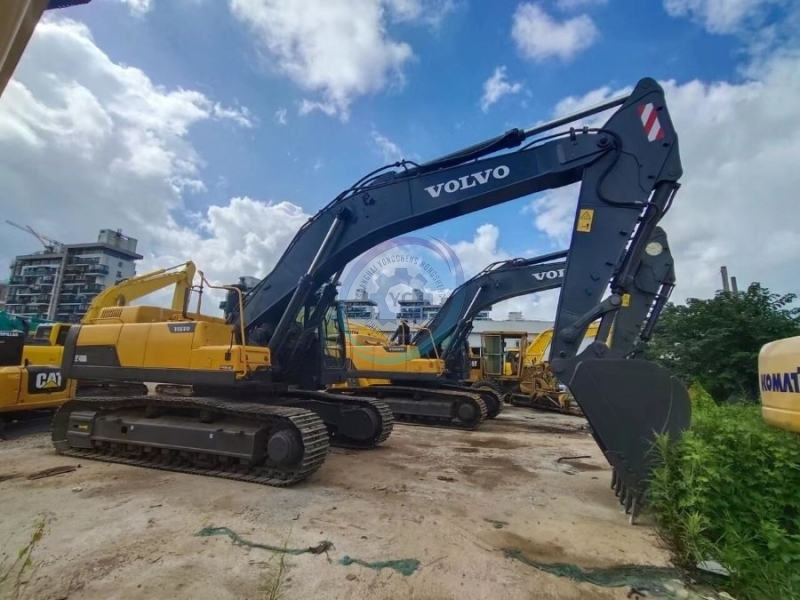 Large Used Volvo EC480DL Excavator 48 Tons Hydraulic Crawler Diggers