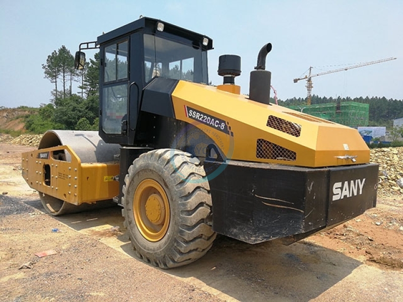 SANY SSR220AC-8 22 Ton Single Drum Vibratary Road Roller for Sale with WeiChai Engine