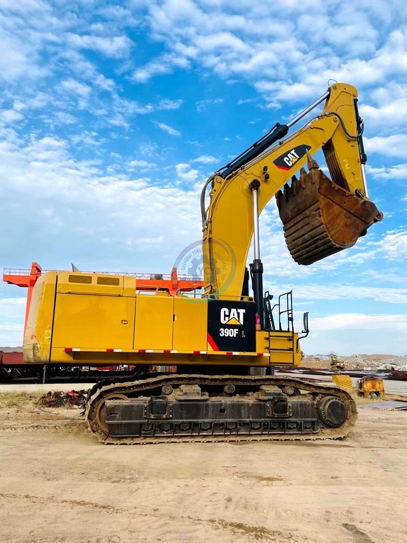 Used Heavy Caterpillar Construction Mining Rock Machinery 390F Digger Excavator