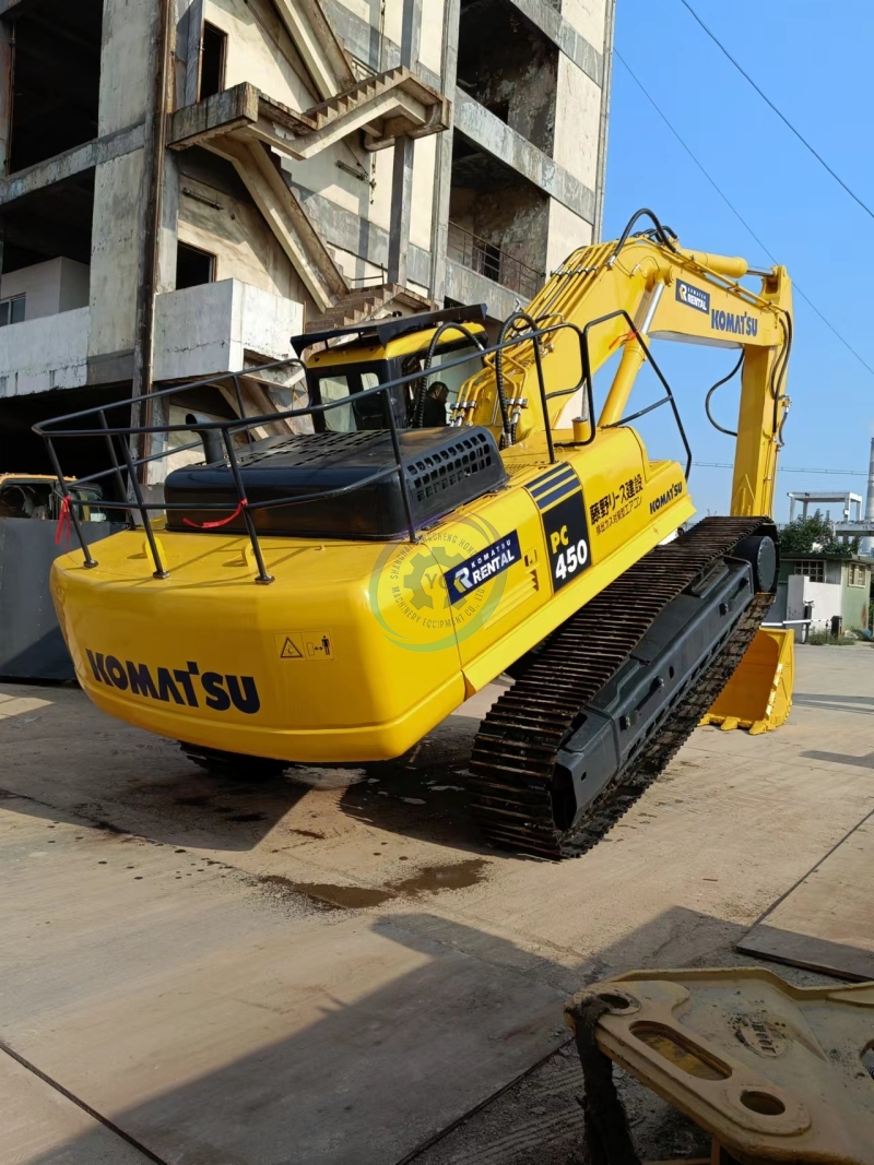 Used Japan Second Hand Komatsu PC450-7 Digger 45 Ton Excavator Machine