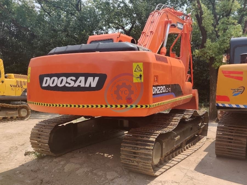Korea Used Doosan Excavator DH220LC Crawler Machine For Mining