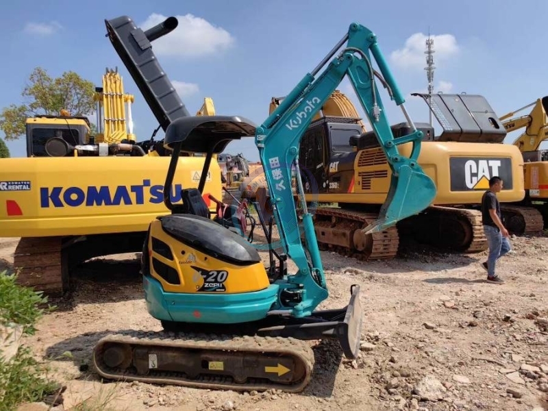 2200KW Kubota U20 Used Kubota Excavator 2 Ton Mini Japanese Original
