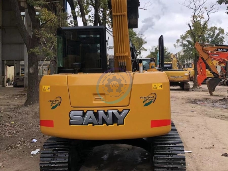 Mini SY75CPro Used Sany Excavator Digger Earth Excavation Equipment