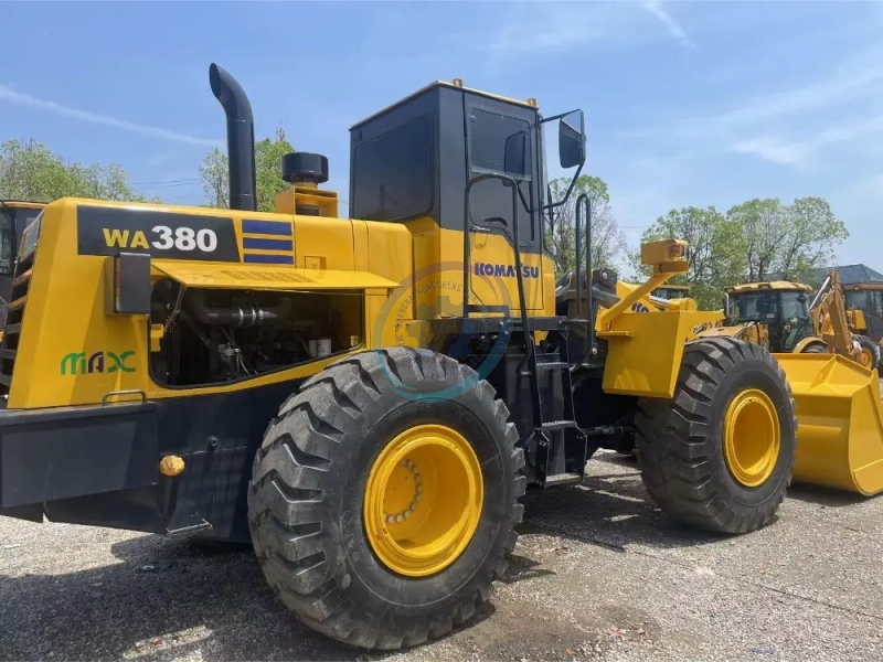 Engineering 143KW Used Komatsu Wheel Loader WA380 17 Tons