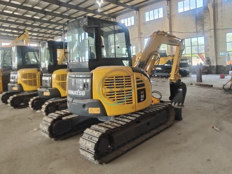 Small PC50 Used Komatsu Excavator Crawler 2400RPM For Agricultural