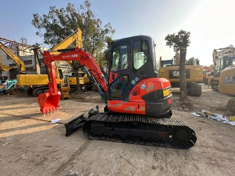 48HP Used Old Kubota Excavator U55-4 Second Hand Diggers Original Japan